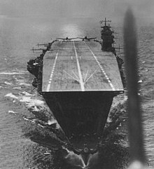 Akagi , le vaisseau amiral de la force de frappe des porte-avions japonais qui a attaqué Pearl Harbor, ainsi que Darwin, Rabaul et Colombo, en avril 1942, avant la bataille.
