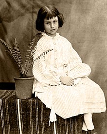 Alice Liddell 1860, 5 years before the first publication.