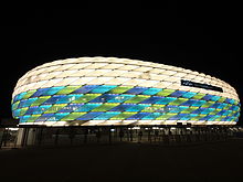 The Allianz Arena in Munich: One of the most modern stadiums in the world, built for the 2006 World Cup