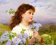 Sophie Gengembre Anderson: Gengembre Gengerson: The Time of the Lilacs.  