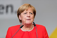 Huidige kanselier Angela Merkel