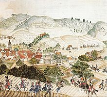 French attack on Aalen in 1796