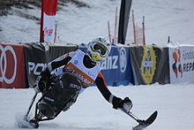 Nemecká lyžiarka Anna Schaffelhuberová na monolyži