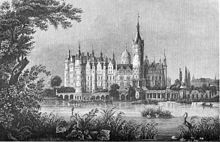 The castle around 1850