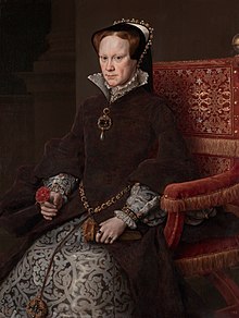 Mary I (portrait by Anthonis Mor, 1554)