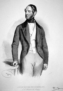 Anton von Schmerling from Austria: On July 15, 1848, he was one of the first three to be appointed German Imperial Minister.