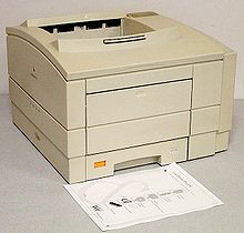 A Apple LaserWriter Pro 630 foi uma das primeiras impressoras a laser