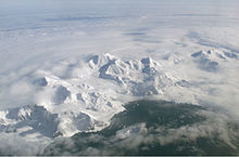 Platoul de gheață Larsen, pe coasta de est a peninsulei Antarctice  