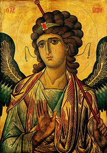 Archangel Gabriel, Constantinople or Sinai, 13th century.