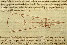 Aristarchus (3rd century B.C.): Calculations of the sizes of the earth, sun and moon (copy from the 10th century)