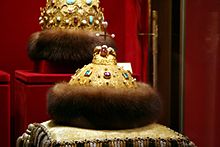 The (sable) cap of Monomakh, precursor of the tsar's crown (15th century)