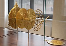 Individual parts lifted from the front of an astrolabe, Mathematical-Physical Salon of the Zwinger (Dresden)