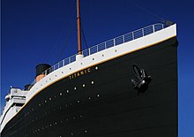 TITANIC - Starboard bow side (1:2 scale mock-up in Branson, Missouri, USA, 2016)
