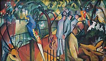 Zoological Garden. Painting by August Macke