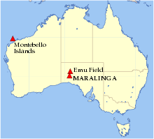 Nuclear weapons test sites in Australia