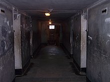 Blocco 11 ad Auschwitz. Il suo scopo era quello di punire e torturare i prigionieri