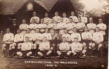 The Australian team of the 1908/09 Tour