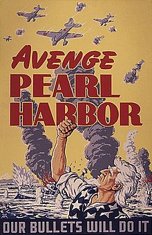 Propaganda poster: "Avenge Pearl Harbor".