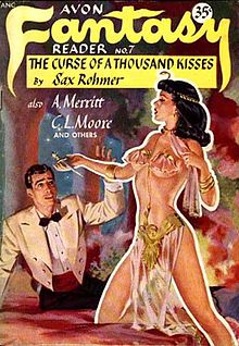 A Maldição dos Mil Beijos foi um conto publicado em uma das coleções da Sax Rohmer. Mais tarde foi republicado em uma edição de 1948 do Avon Fantasy Reader.