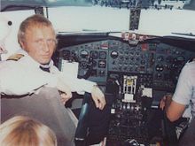 Cockpit i en Boeing 720  