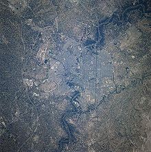 Satellite image of Baghdad