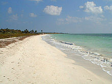 Plaża w Bahia Honda w Florida Keys