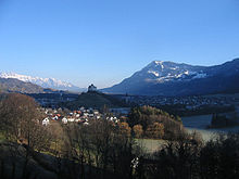 View to Balzers and Triesenberg