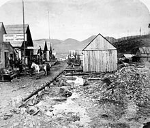 Gold mining town of Barkerville (1865)