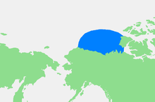 Карта, показывающая море Бофорта