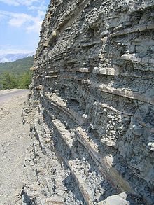 Sedimentaire bedding (Turkije)