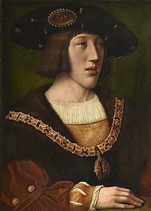 Young Charles around 1520 (painting by Bernard van Orley)