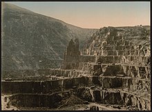 Penrhyn Quarry near Bethesda, Wales, around 1890