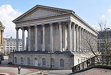 Birminghams stadshus där festivalen hölls från 1837.  