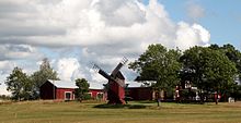 Windmill in Björsby, Jomala municipality