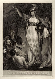 Boadicea királynő az Iceni törzsből.