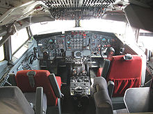 ボーイング707-123Bのコックピット