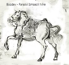 Boodey, het paard van Ismail Mire. Ismail Mire voerde het bevel over het langst durende antikoloniale gevecht...
