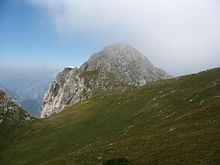 The highest point of the country: Maglić.