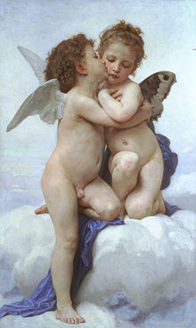 L'Amour et Psyche, enfants by William Adolphe Bouguereau