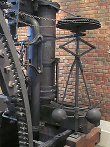 Governador centrífugo em um motor Boulton & Watt de 1788
