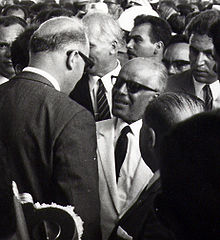 Bourguiba on a visit to Mahdia, 11 August 1967