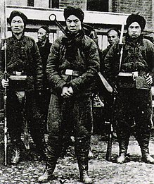 "Boxer" rebels armed with various Dao, (1900).