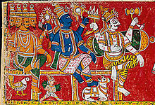 Trimurti paintings from Andhra Pradesh