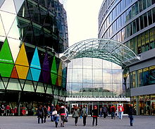 Modern shopping centre Eurovea
