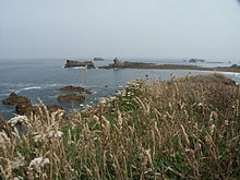 Typical Breton coastal landscape