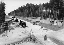 Construction site of the Reichsautobahn near Berlin around 1936
