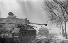 German Panzerkampfwagen IV in Ukraine in December 1943