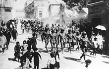 November 1917: German soldiers in Jerusalem