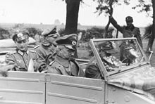Le maréchal Model en visite à la 246e division Volksgrenadier à Aix-la-Chapelle