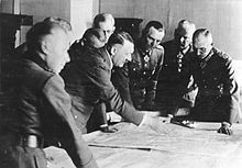 Briefing at the Headquarters of Army Group South in Poltava, 1 June 1942